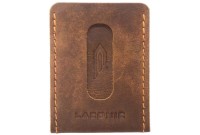 Мини кожаный бумажник LACONIC FLAT - Коричневый -