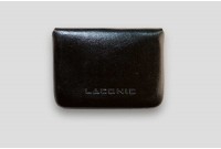 Laconic Mini черный маленький кожаный кошелёк