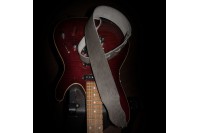 Кожаный ремень для гитары LACONIC CLASSIC тёмно-серый