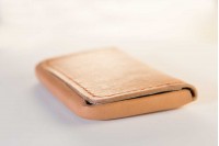 Laconic Mini маленький кошелёк натуральный цвет, кожа растительного дубления